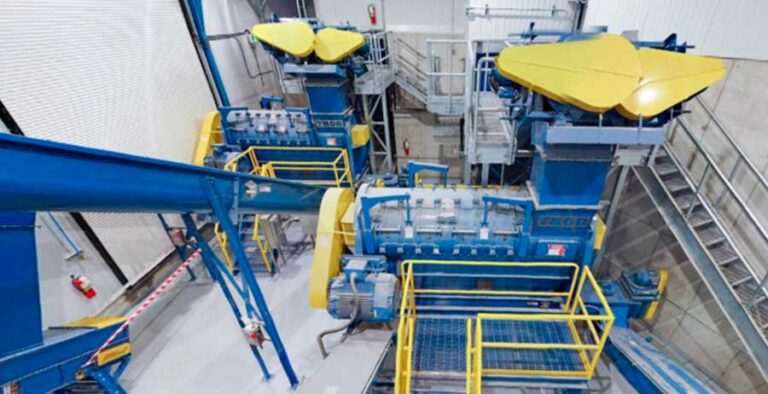 Large depackaging machines at Generate Upcycle facility